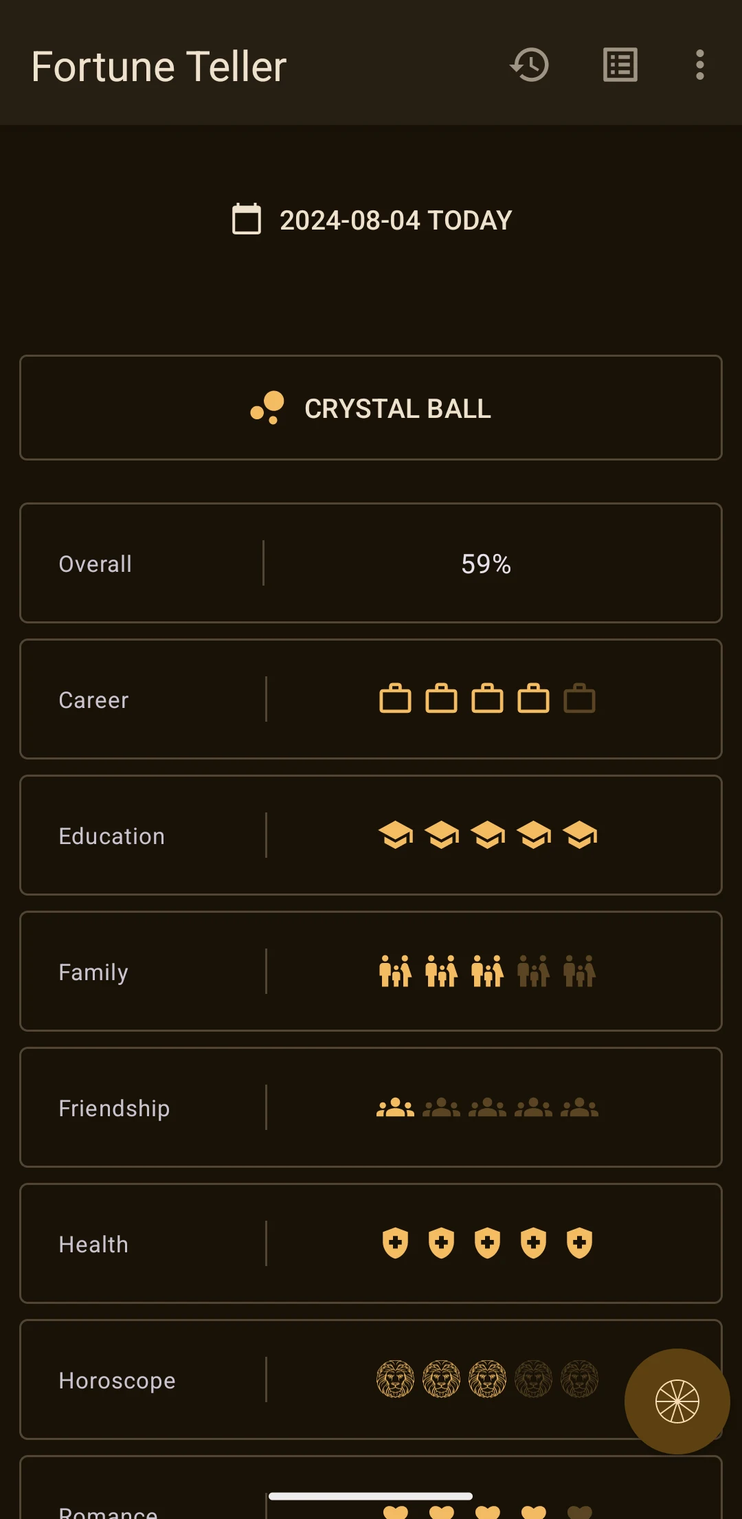 Fortune Teller screenshot